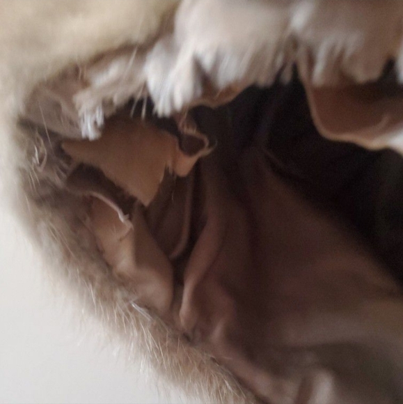 Vintage Cerulean Brand Emba Natural Blue Mutation Mink Cape - Picture 3 of 5